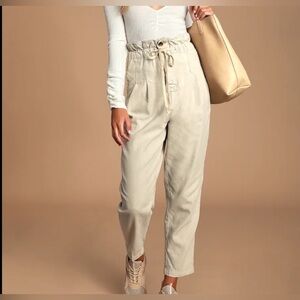 NWOT Free People Margate Paperbag Trousers